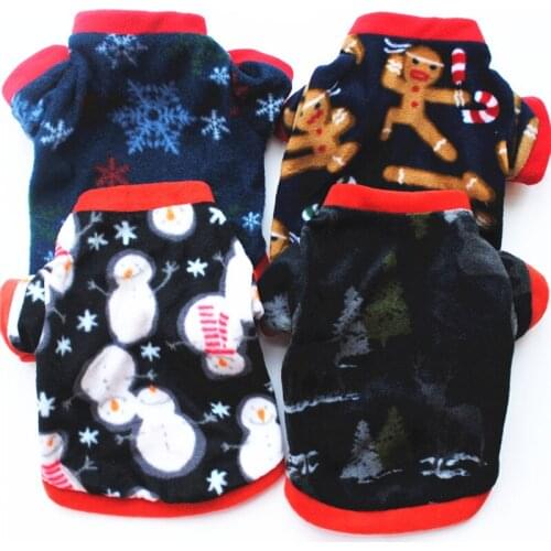 Christmas Dog Clothes for Small Dog Coat Jacket Pet Dogs Cats Clothing Chihuahua Cartoon Pet Clothing Kawaii Dog Costume Clothes