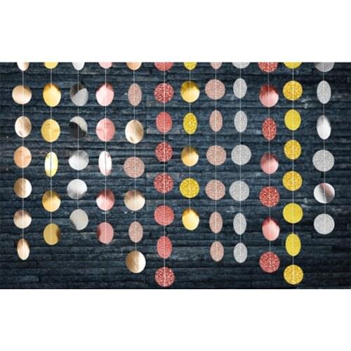 Rose Gold silver pink Twinkle Little Star Party Garlands Kit Metallic Glitter Matt Paper Garland Bunting Banner for Birthday 4