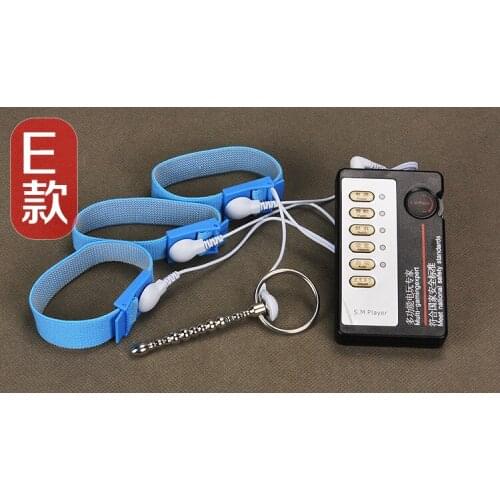 Sex Products Electric Shock Masturbator Cock Rings Penis Ring Urethral Sound Catheter Adult Sex Toys For Men