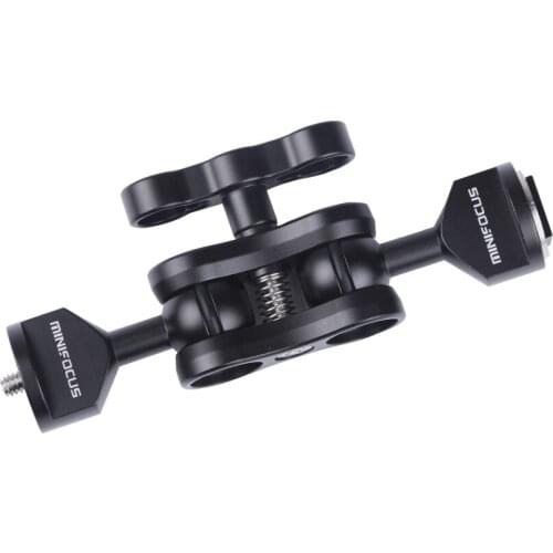 Articulating Magic Arm Kit with 1/4 Threaded Screw and Hot shoe Ball head Monitor Mount for Field Monitor, Lights,DIY Camera Rig