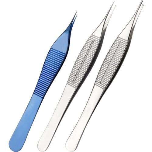 Edison forceps with tooth cartilage forceps surgery pot belly forceps with hook tissue forceps