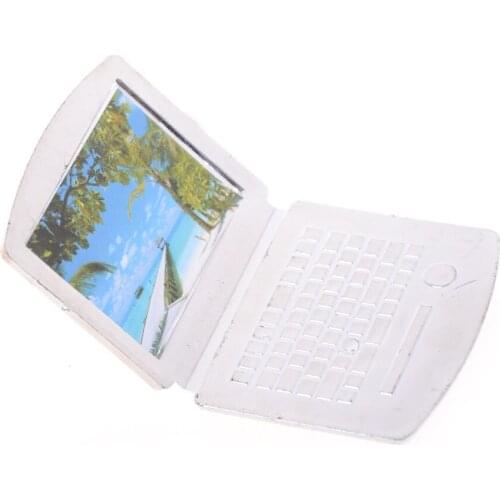 TOYZHIJIA 1 PCS MINI laptop computer simulation for doll,1/4 1/6 bjd doll laptop computer doll house BJD scene