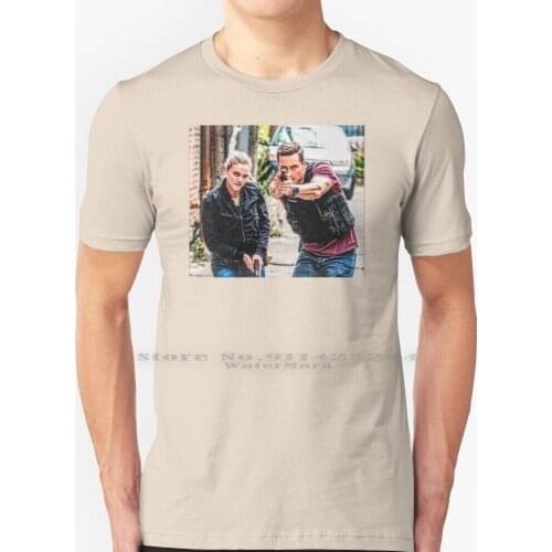 Upstead T Shirt 100% Pure Cotton Upstead Hailey Upton Jay Halstead Tracy Spiridakos Jesse Lee Soffer Chicago Pd Police Cop Cpd