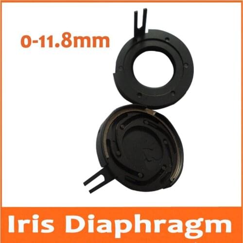 100pcs 0-11.8mm Amplifying Zoom Optical Iris Diaphragm Aperture Condenser Digital Camera Microscope Light Regulator Adapter
