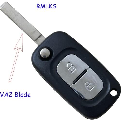New 2 3 Buttons Flip Remote Car Key Shell Blank for Renault Clio Megane Kangoo Modus Fluence 2009-2015 Flip Remote Key