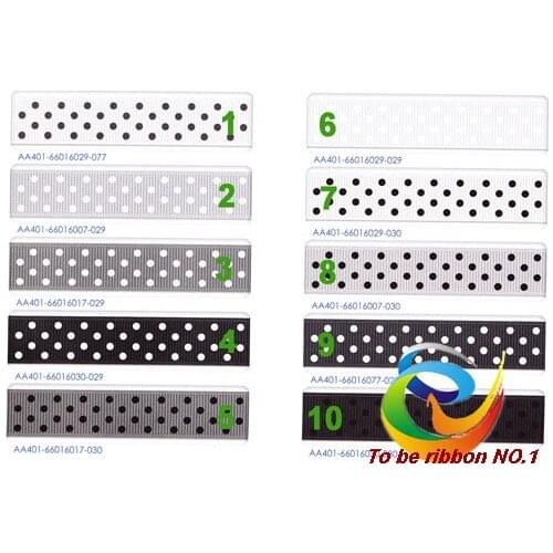 5/8"(16mm) 100yards Grosgrain Ribbon Dots~Swiss Dots~high quality WY-291-2 Regular Dots Free Shipping