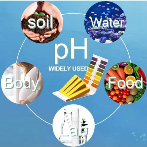 80 Strips/Pack 1-14 PH Litmus Paper Indicator PH Test Strips Water Soilst Kit Saliva Test Tool Cosmetics Soil Acidity Paper