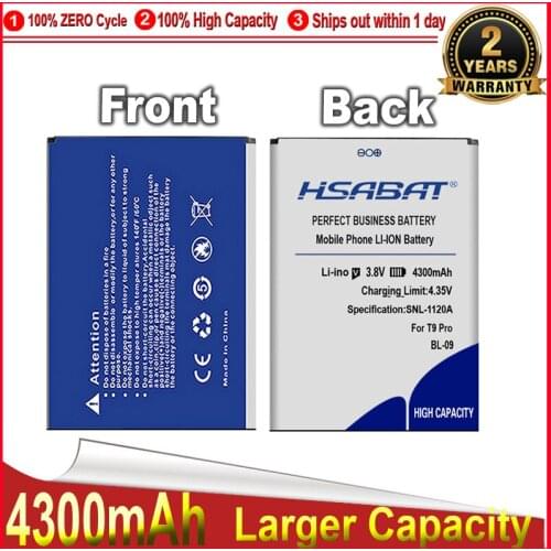 HSABAT 3500mAh BL-09 Battery for THL T9 Pro Bateria Batterie batterij AKKU AKU