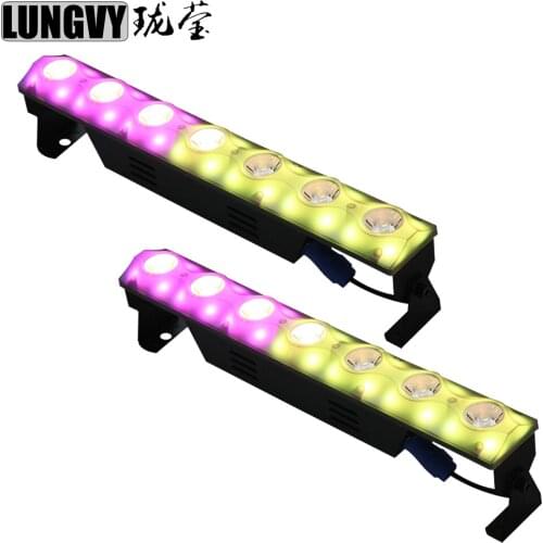 Free Shipping 2pcs/lot 2in1 Washer Magic Led DMX Individual Led Wall Washer Light Party DJ Stage Light Night