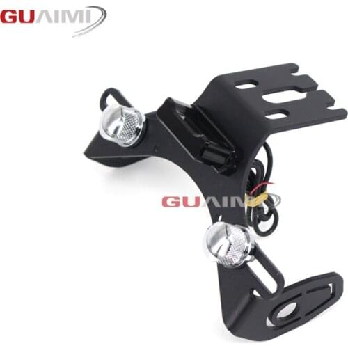 For Kawasaki ZX-6R 636 ZX6R 2009-2017 ZX636 License Plate Holder LED Light Motorcycle Tail Tidy Fender Eliminator