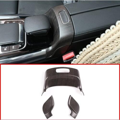 For Mercedes Benz B GLB Class W247 X247 2019-2020 ABS Center Armrest Box Switch Button Frame Cover Trim Interior Car Accessories