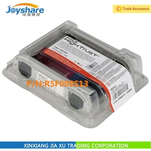 Evolis R5F008S130 YMCKO ribbon cassette 300 prints 5 panels for China Zenius Primacy Elypso