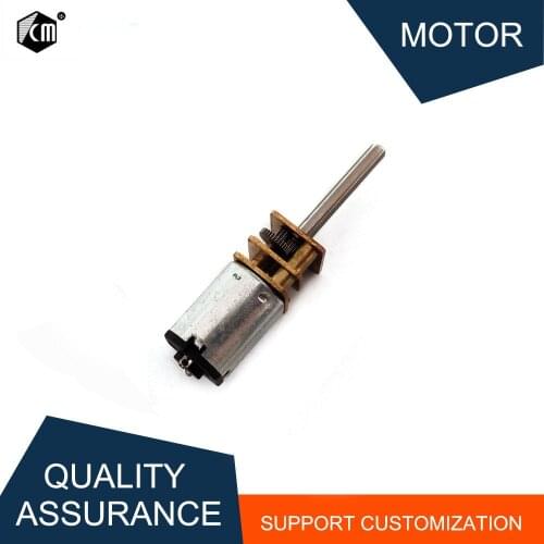 D3 20mm Shaft Mini Motor 3V 6V 12 Volt DC Gear Machine Low Speed 15/30/50/60/100/150/200/300/400/600rpm Smart Car DIY