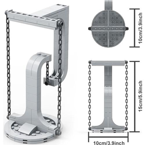 MOC Tensegrity Sculptures Novel Physics Balance Building Blocks Bricks Kit Anti-Gravity Suspended Structure DIY Toy For Children