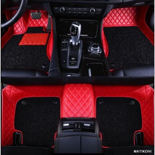 MATIKOHI Custom car floor mats for Mercedes Benz E C GLA GLE GL CLA ML GLK CLS S R A B CLK SLK SL G GLS GLC vito viano foot mat