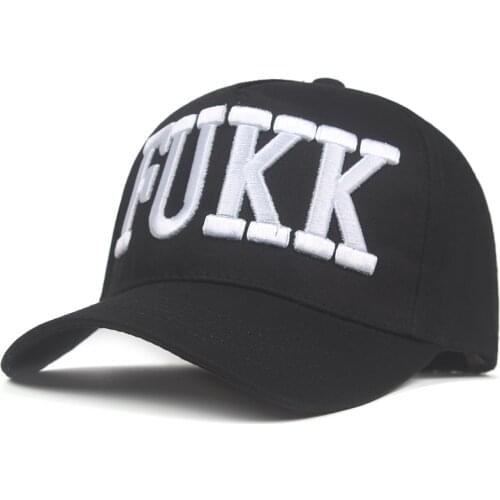 Fashion Fukk Letter embroidery Baseball Cap unisex Outdoor Gorras Casual Casquette snapback Cap dad hats