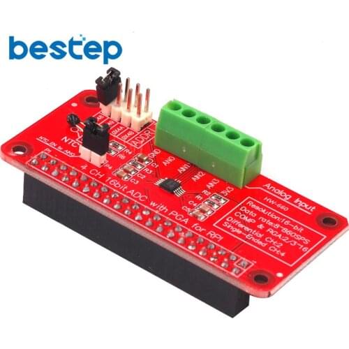 1pcs 3.3V ADS1115 ADC Module for Raspberry Pi 3/2 / B + / I2C RPI ADS1115 ADC Analog to Digital Converter