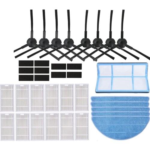 HEAP Filter Mop Cloth side Brush for chuwi ilife v5s v5 pro x5 V3L V5 V3S V3S pro V50 Robotic Vacuum Cleaner Parts