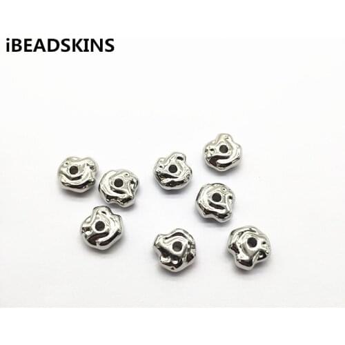 New arrival! 16x16mm Rhodium color 200pcs CCB Round Shape beads for Earrings parts,hand Made Earrings Findings Jewelry DIY