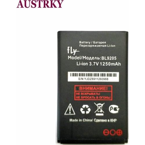 New 100% High Quality BL9205 Battery Replacement For FLY FF247 Ezzy Trendy 3 BL9205 Mobile Phone + Tracking Code