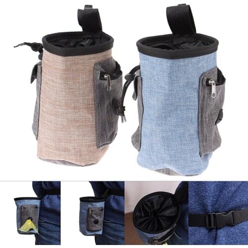 Pet Dog Training Bag Portable Treat Snack Bait Waist Bags Outdoor Feed Storage Pouch Strong Wear Resistance Large Capacity
