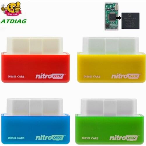 Full Chips Eco Nitro OBD2 Chip Tuning Box for Benzine Diesel EcoOBD2 Save Fuel NitroOBD2 More Power Super OBD2