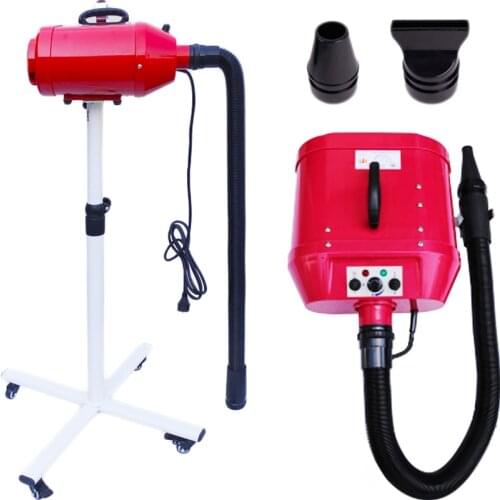 2800W Professional Pet Hair Dryer Wall-mounted Holder Rack Vertical Stand Large Small Dog Cat Grooming Blower Double Motor