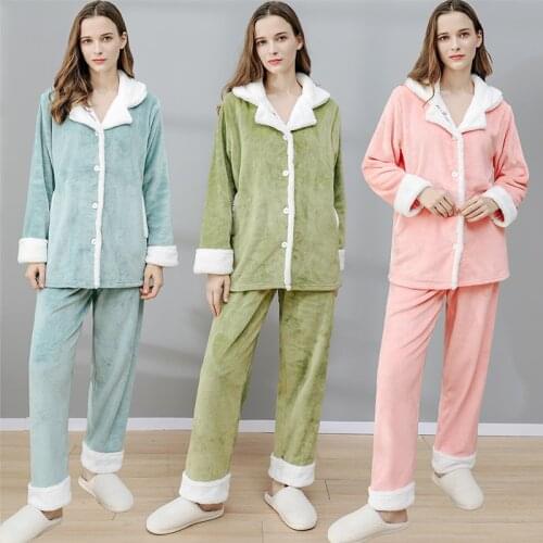 RUILINGSHA Women's Flannel Pajamas