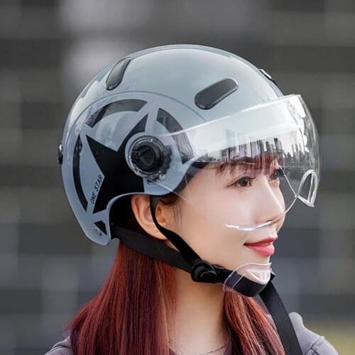 Men Women Summer Motorcycle Helmet Electric Bike Helmet half face Scooter Motorcycle Moto Bike Helmet Casco Moto Casque Capacete