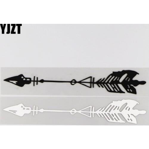 YJZT 19.1CM*3CM Arrow Creative Car Sticker Pattern Vinyl Decal Decoration 1A-0270