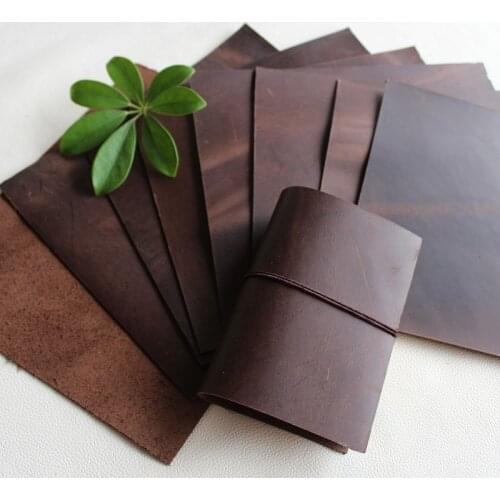 Waterproof crazy horse skin leather materials The first layer cowhide diy craft