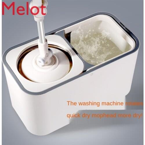 Drag bucket rotation mop rod universal one drag hand wash household lazy drag cloth bucket topology cloth