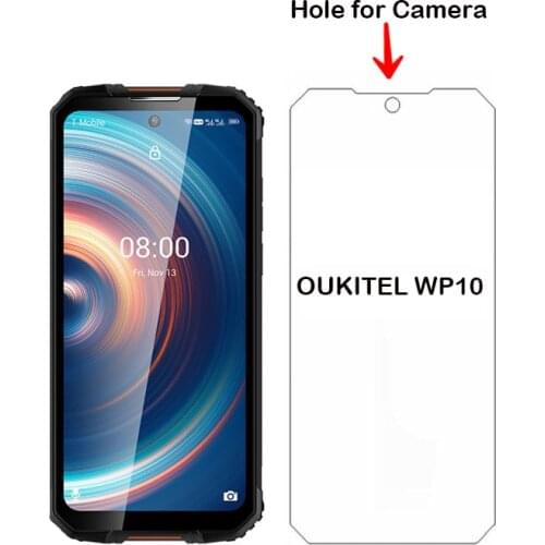 JGKK Screen Protector for Oukitel WP10 5G WP 10 OUKITEL WP10 Premium 9H Tempered Glass Front Protective Film Transparent Glass