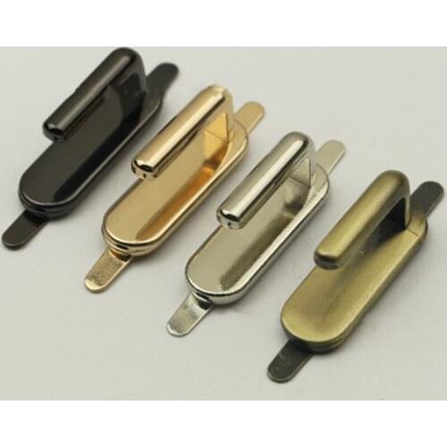 2pcs Bag Metal New Style Arch Bridge Hanger Hooks Connector Handbag Side Buckle Clips Bags Belts Strap Leather Crafts Hardware