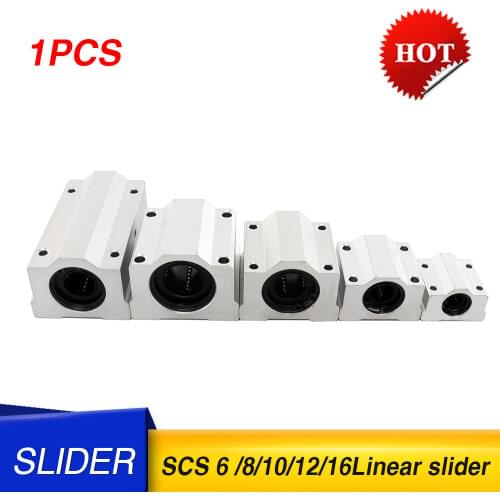Freeshipping SC6UU SCS6UU SCS8UU SCS10UU SCS12UU SCS16UU SCS20UU Linear Ball Bearing Block For shaft 3d priter CNC Router motor