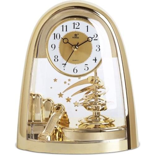 POWER BRAND SILENT STOPWATCH MOVEMENT TABLE CLOCK 360 DEGREE BIDIRECTIONAL SWIVEL PENDULUM DESK CLOCK LIVING ROOM HOME DECOR