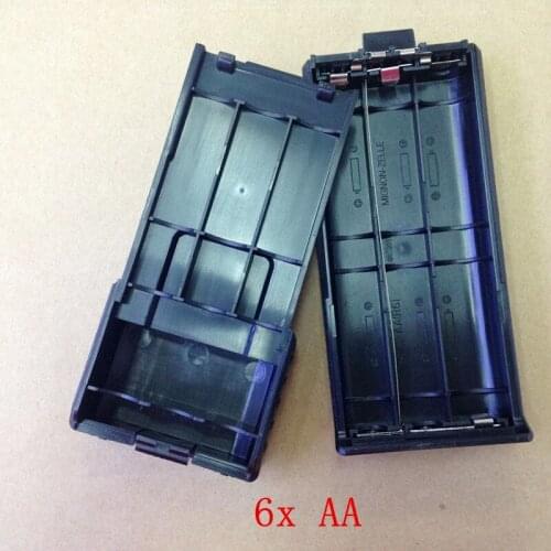 Honghuismart Extended 6xAA battery case shell box for baofeng BF-UV5R,5RE,5RB,TYT TH-F8,TONFA TF-UV985 etc walkie talkie