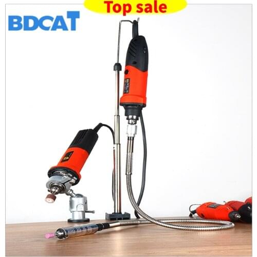 BDCAT Dremel holder hanging bracket power Accessories tools flex shaft Mini drill support multifunctional grinder