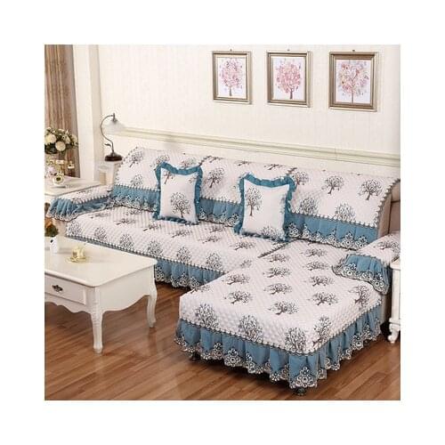 Sofa cushion fabric garden sofa cushion, non-slip modern minimalist sofa towel armrest towel backrest