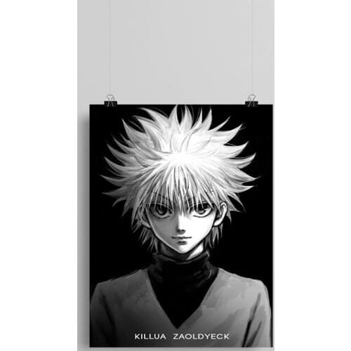 Killua Zoldyck Hunter x Hunter anime Canvas poster Painting wall Art decor Living room Bedroom Study Home Decoration Prints