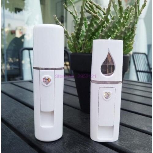 By dhl 100pcs USB Mini Face Spray Beauty Nano Mist Sprayer mini water spray