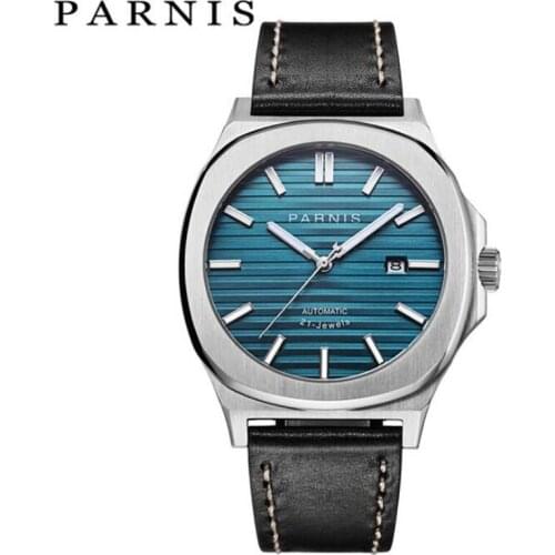 Parnis 42mm men Mechanical Watches Automatic Watch Men Luxury Diver watch Sapphire glass Miyota Automatic movement