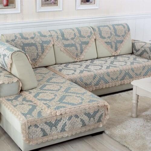 Stylish Chenille Jacquard Sofa Cushion Cover Set Combination Kit Couch Covers For Sofas Slipcovers Cover Sofas For Living Room