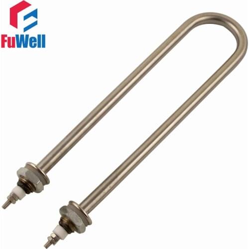 Stainless Steel Tube Iron Head Heating Element 220V 2KW M18 Mounting Thread Electric Water Heating Tube Heater