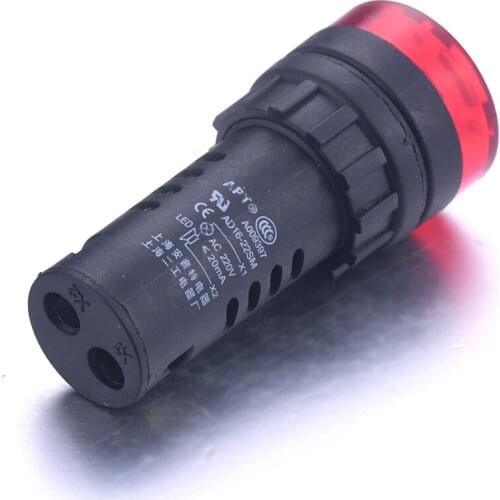 New Hot 5pcs/set AD16-22SM DC 12V LED Signal Light with Buzzer for The Indicator Signals Anticipating Signals Emergency Signals