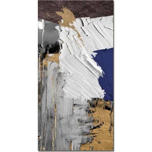 Office Wall Decor Abstract Oil Painting Palette Knife Thick Acrylic Paintings Canvas Picture Wall Art Study Room Fine Artwork