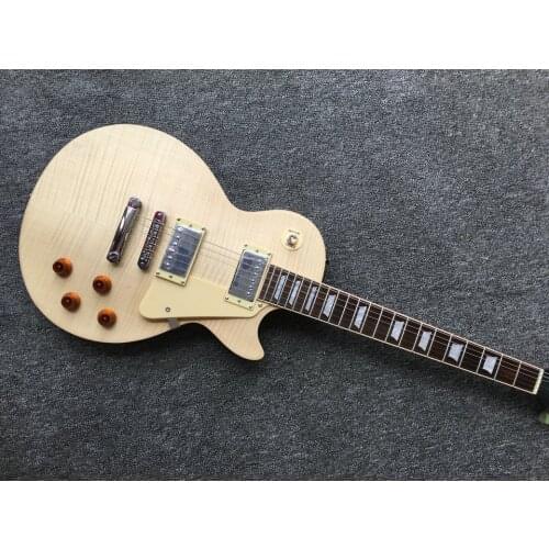 Wholesale custom shop, high quality electric guitar fret binding standard electric guitar. Flame maple top, free shipping