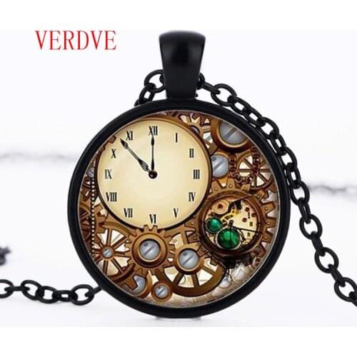 Necklace, Handmade Glass Cabochon Ball Chain Pendant Necklace, 3/Color 2017 New Girl Necklace Party Favors