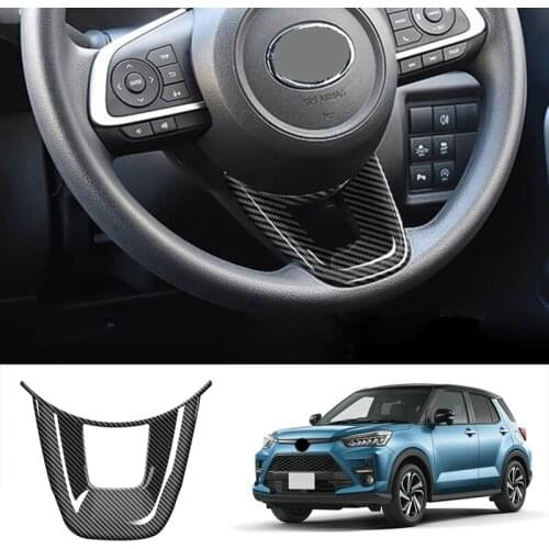 Car Steering Wheel Panel Cover Steering Wheel Decorative Sequins for Toyota Raize A200A A210A 2020-2021