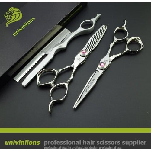 6" VG10 japan shears professional hairdressing scissors hairdresser barber scissors pinking ciseaux coiffure tondeuse hair cut